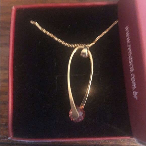 Swarovski authenticCrystals 18kgoldplated necklace - Picture 2 of 8